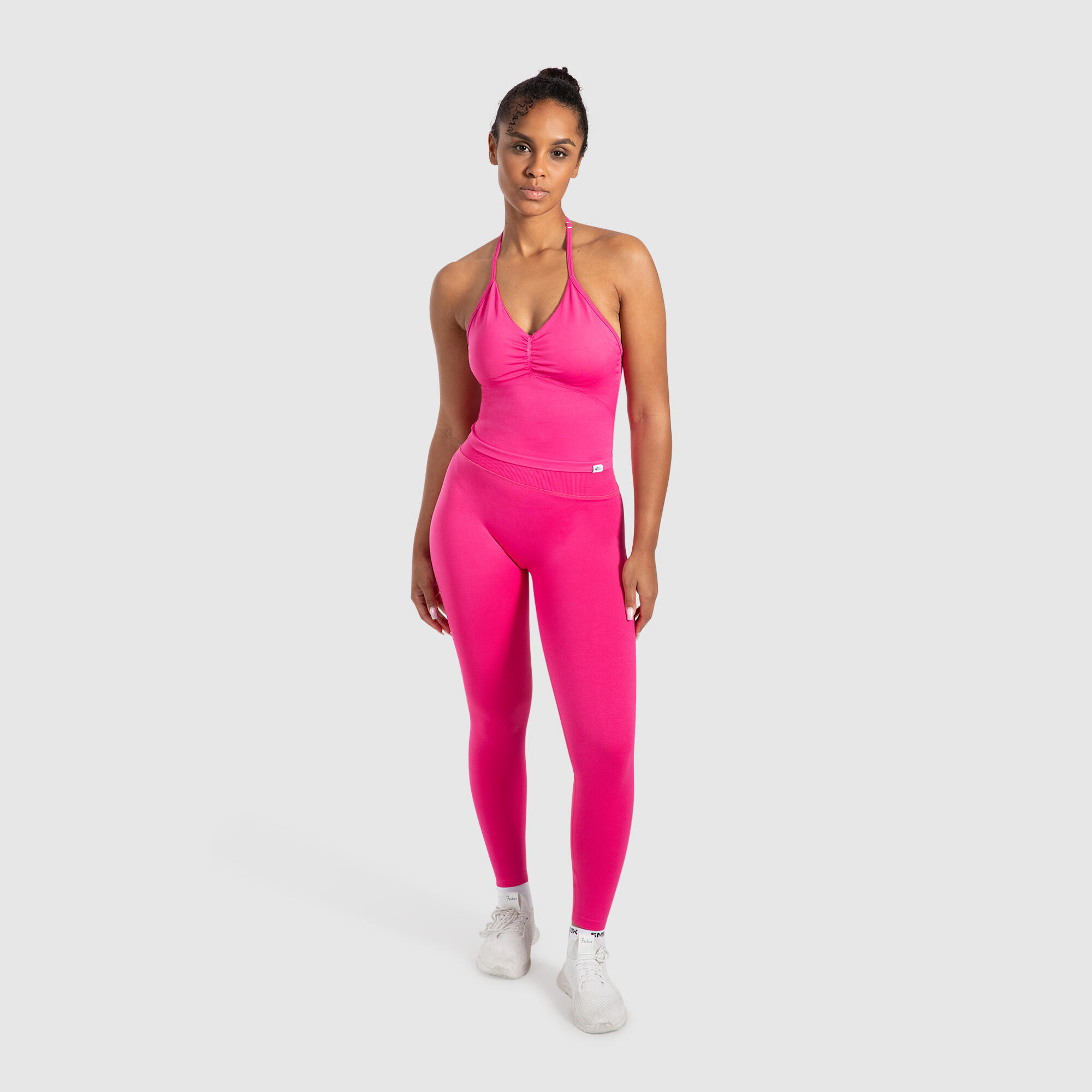 Damen Crop Top Malena Pink 3/5