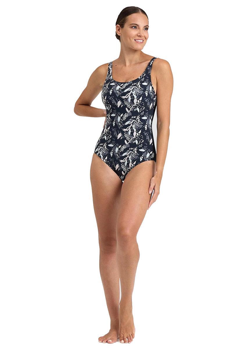 Bañador Arena Bodylift Francy con espalda alada - Negro/Multicolor - Talla 36 5/6