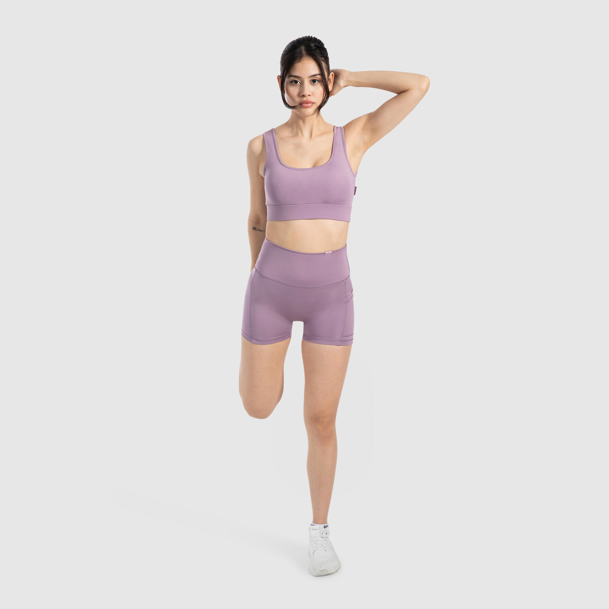 Damen Short Leggings Lissa Lila 3/5