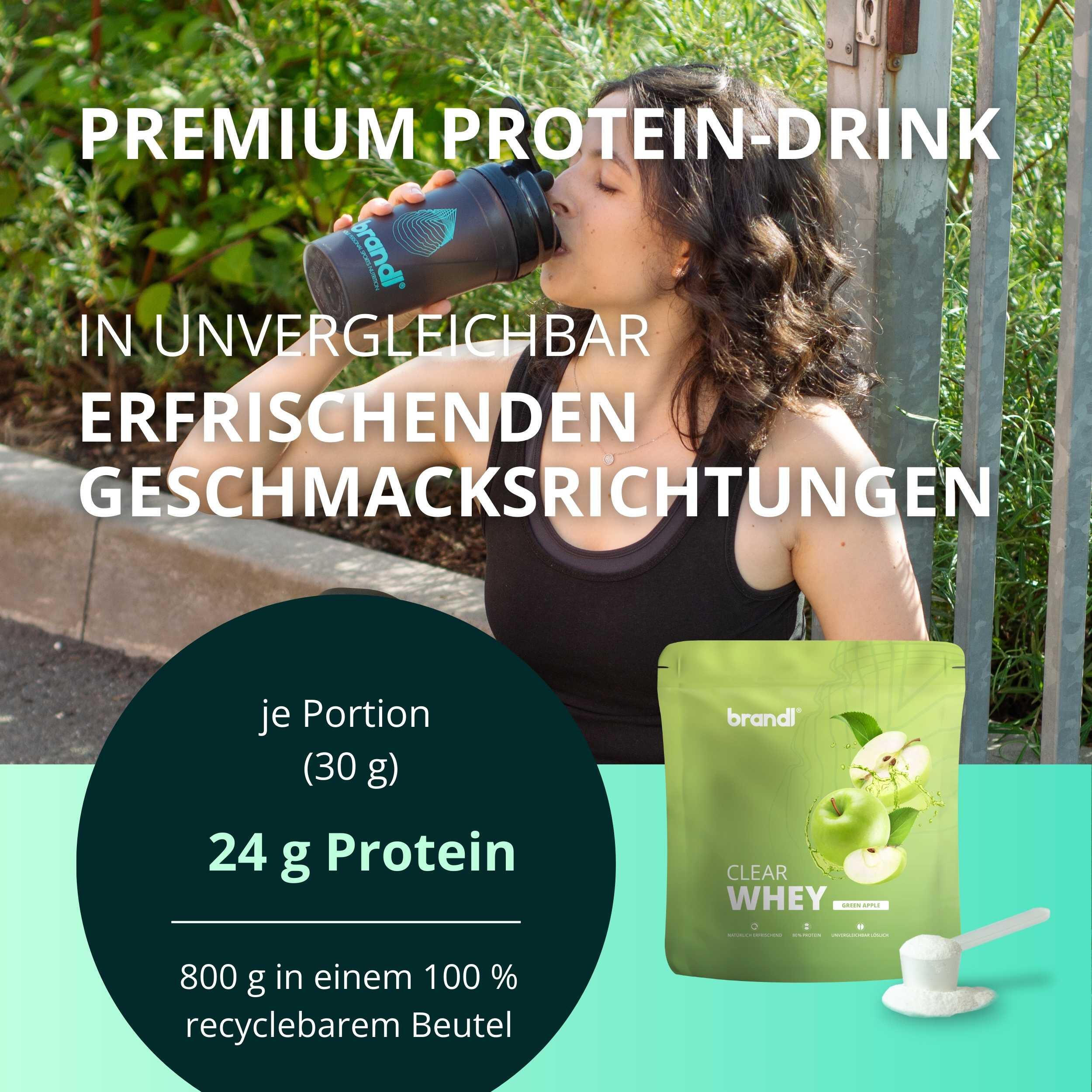 brandl® Clear Whey Isolate - Protein Drink mit leckerem Geschmack 2/6