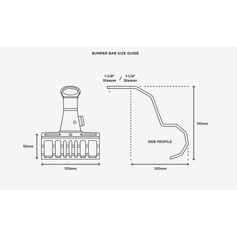 Bagagerievelo Bumper Bar Dimensiune 1-1/4 Restrap