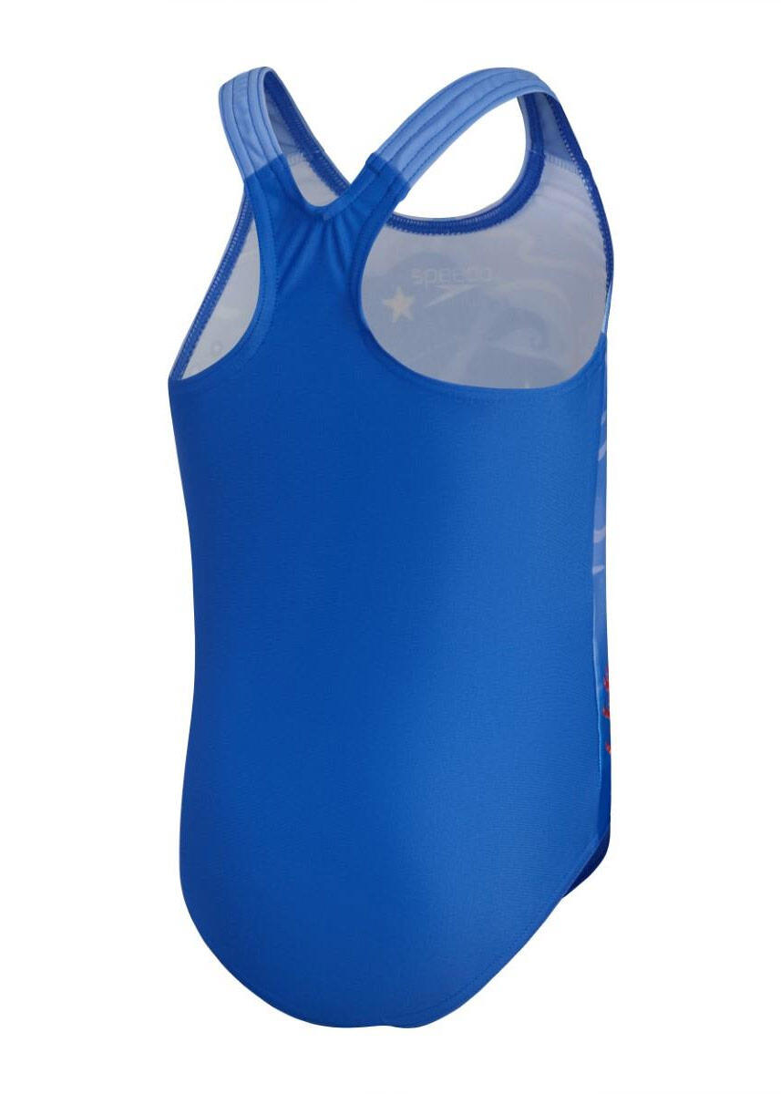 Maillot de bain Speedo imprimé numérique pour fille - Bleu - Taille 9-12 mois 2/5