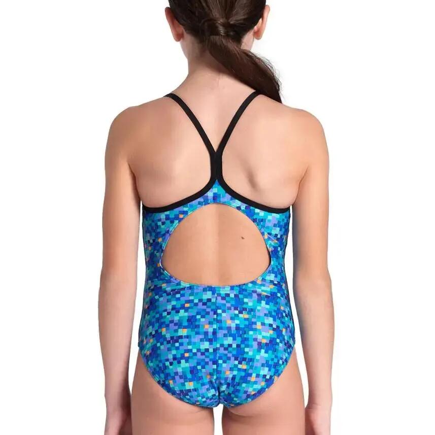 One-piece swimsuit for girls Arena Pooltiles Lightdro
