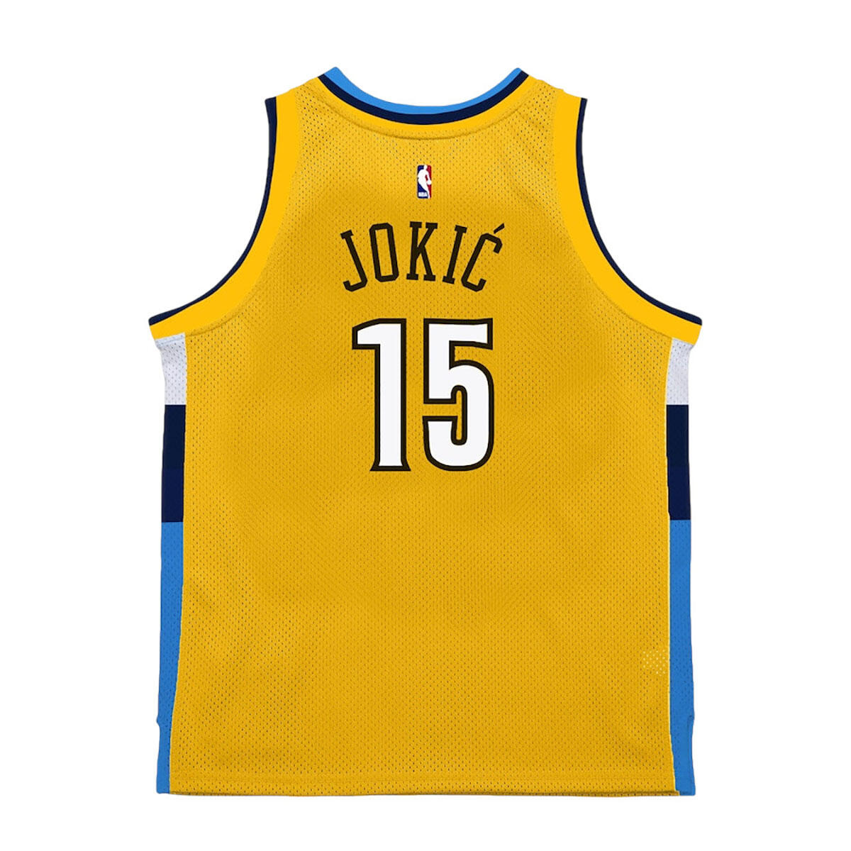 Mitchell & Ness Swingman Jersey Denver Nuggets Nikola Jokic 2017/18 yellow 2/3
