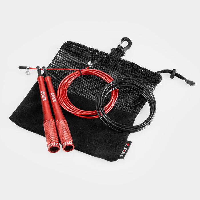 Corda per saltare ZEUZ per Functional Fitness e Fitness – SR-2 – Rossa 2/4