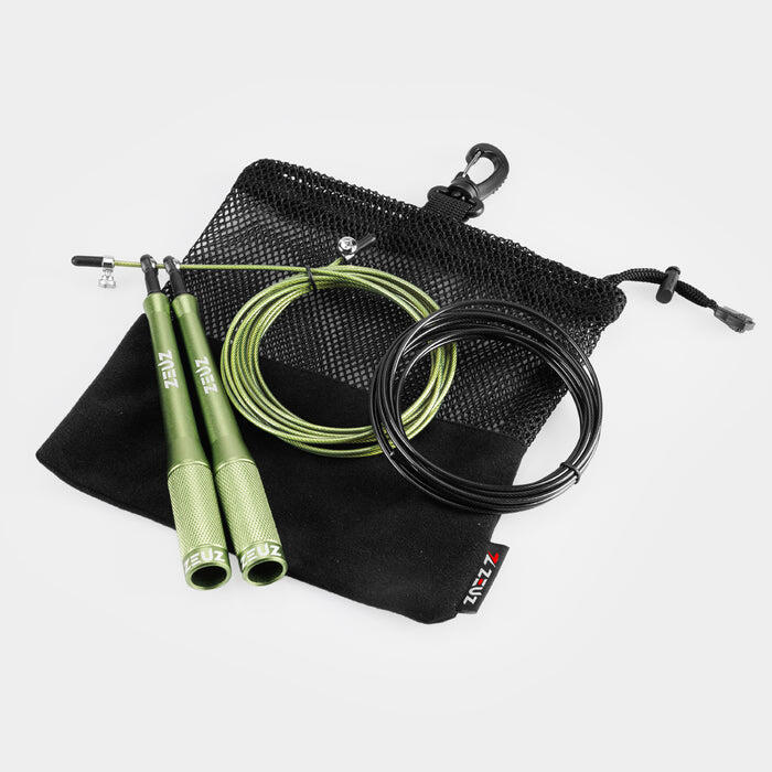 Corda per saltare ZEUZ per Functional Fitness e Fitness – SR-2 – Verde 2/4