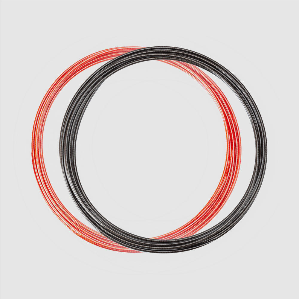 Corda per saltare ZEUZ per Functional Fitness e Fitness – Regolabile – Rossa 3/4