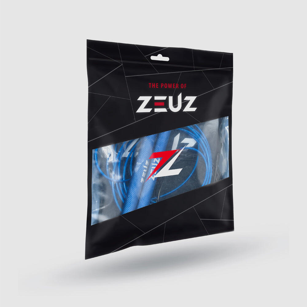 Corda per saltare ZEUZ per Functional Fitness e Fitness – Blu navy 4/4