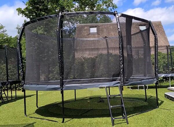 Trampoline Akrobat Orbit Pro 305 cm anthracite avec filet de sécurité 2/5