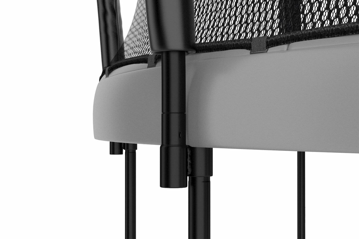 Trampoline Akrobat Orbit Pro 305 cm anthracite avec filet de sécurité 4/5