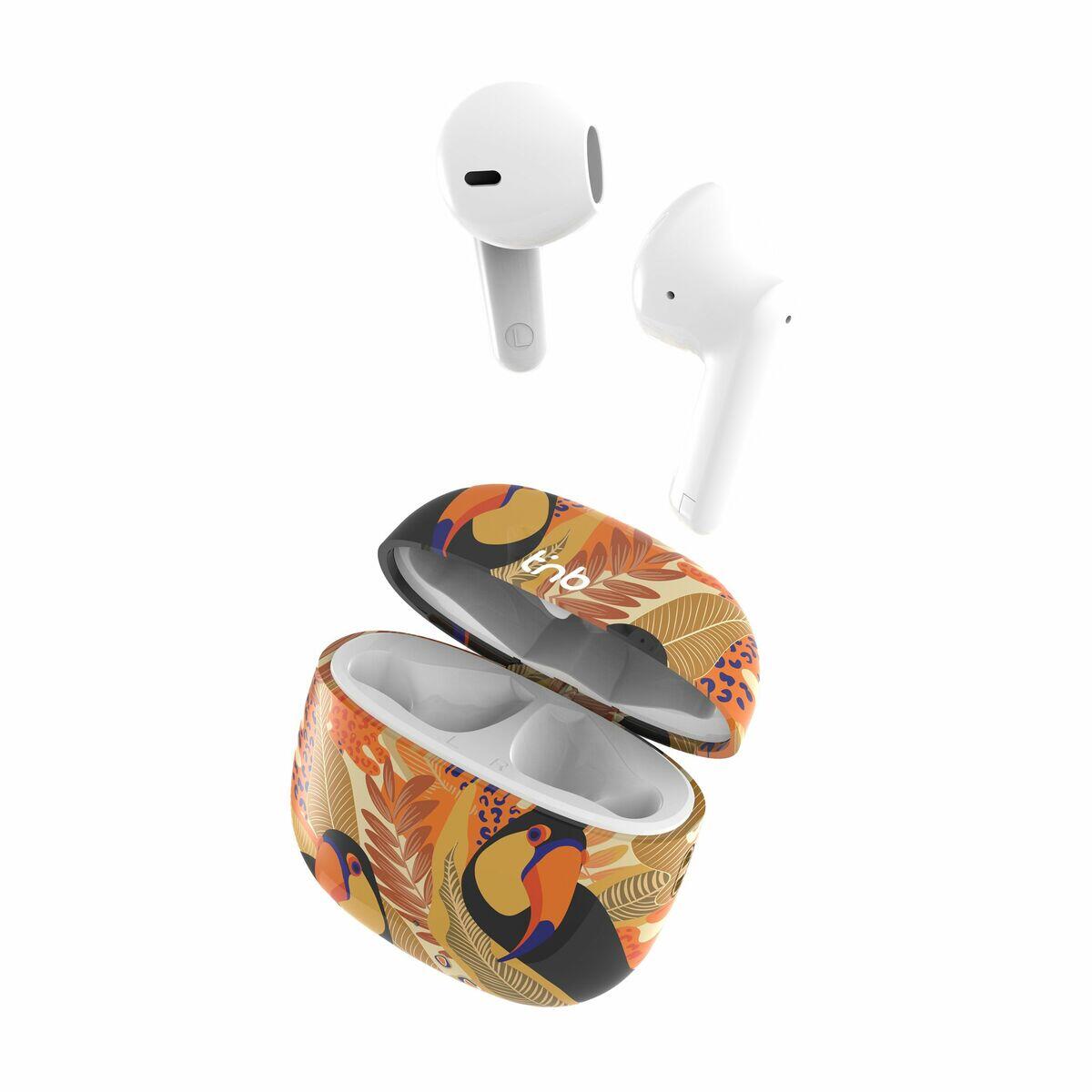 Auricolari Wireless con Custodia di Ricarica T'NB TOUCAN Giallo 1/1