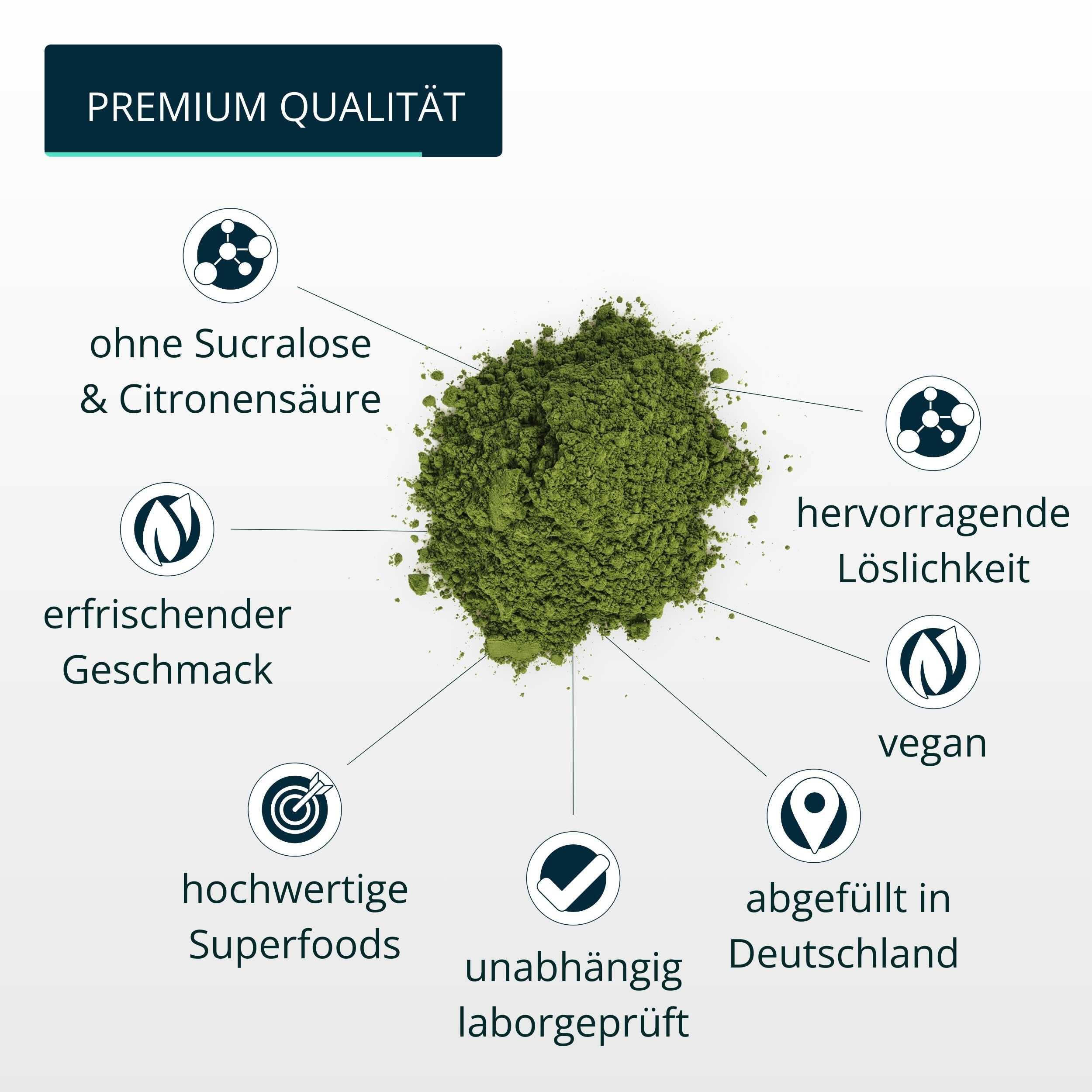 brandl® Superfood Greens Pulver mit Ashwagandha, Spirulina-Pulver uvm. 4/6