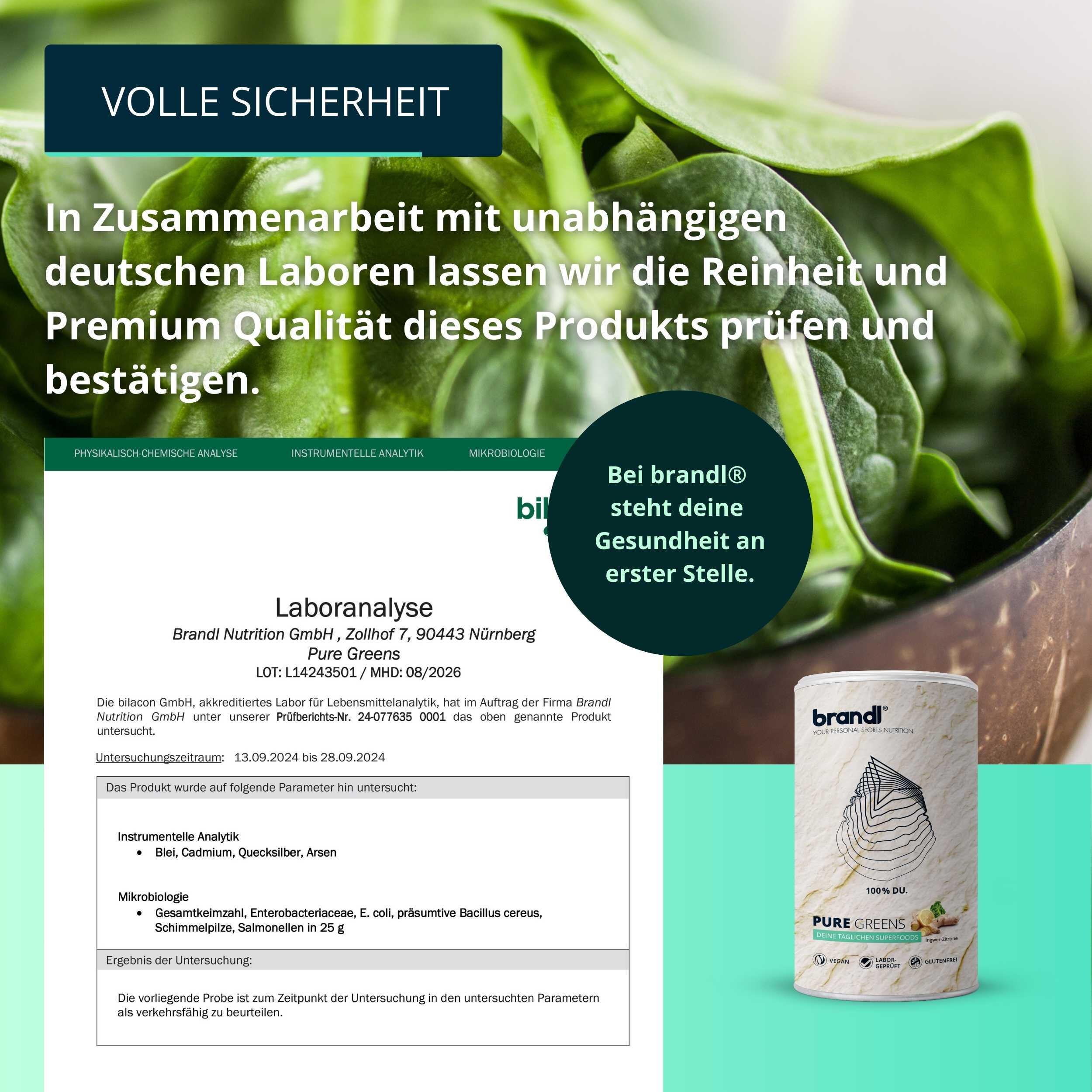 brandl® Superfood Greens Pulver mit Ashwagandha, Spirulina-Pulver uvm. 6/6