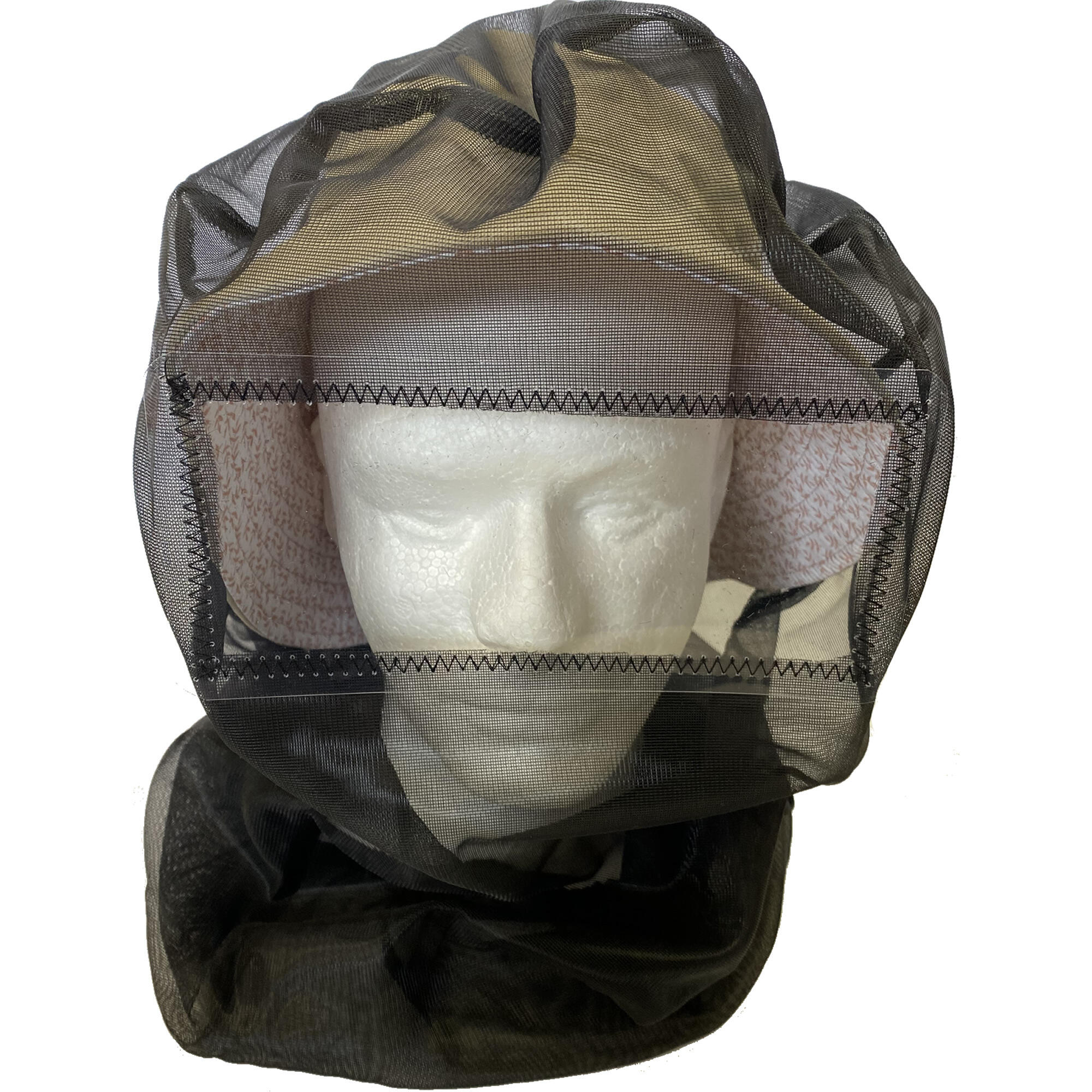 PURPLE TURTLE Midge Head Net with Clear Visor for Over a Hat