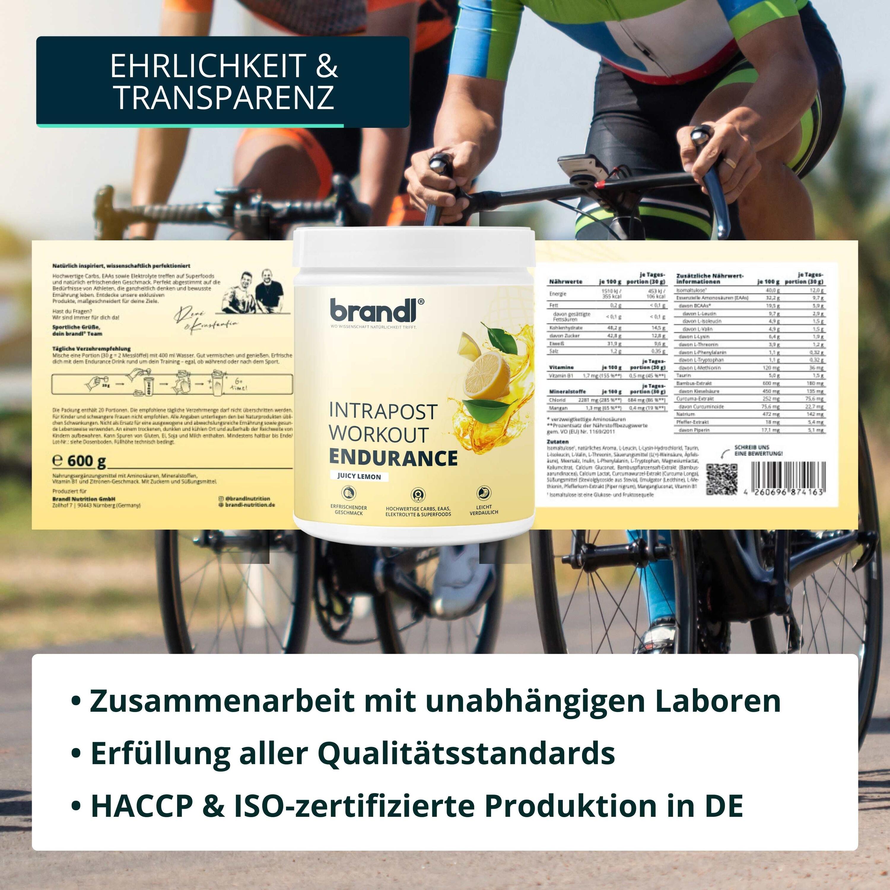 brandl® Ausdauer-Drink Elektrolyte (Mineralien) | Isotonisches Getränk 5/6