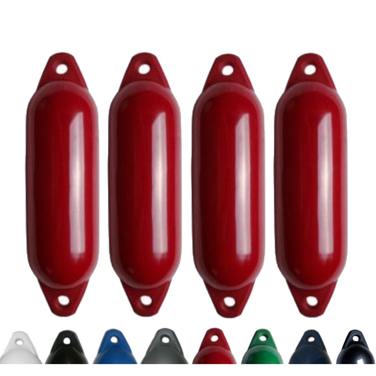 Majoni - Set De 4 Pare-battages De  Star 35 - Rouge Bordeaux, 62 X 21 Cm - Défense De Ponton - Rouge - 42 M/l - Decathlon