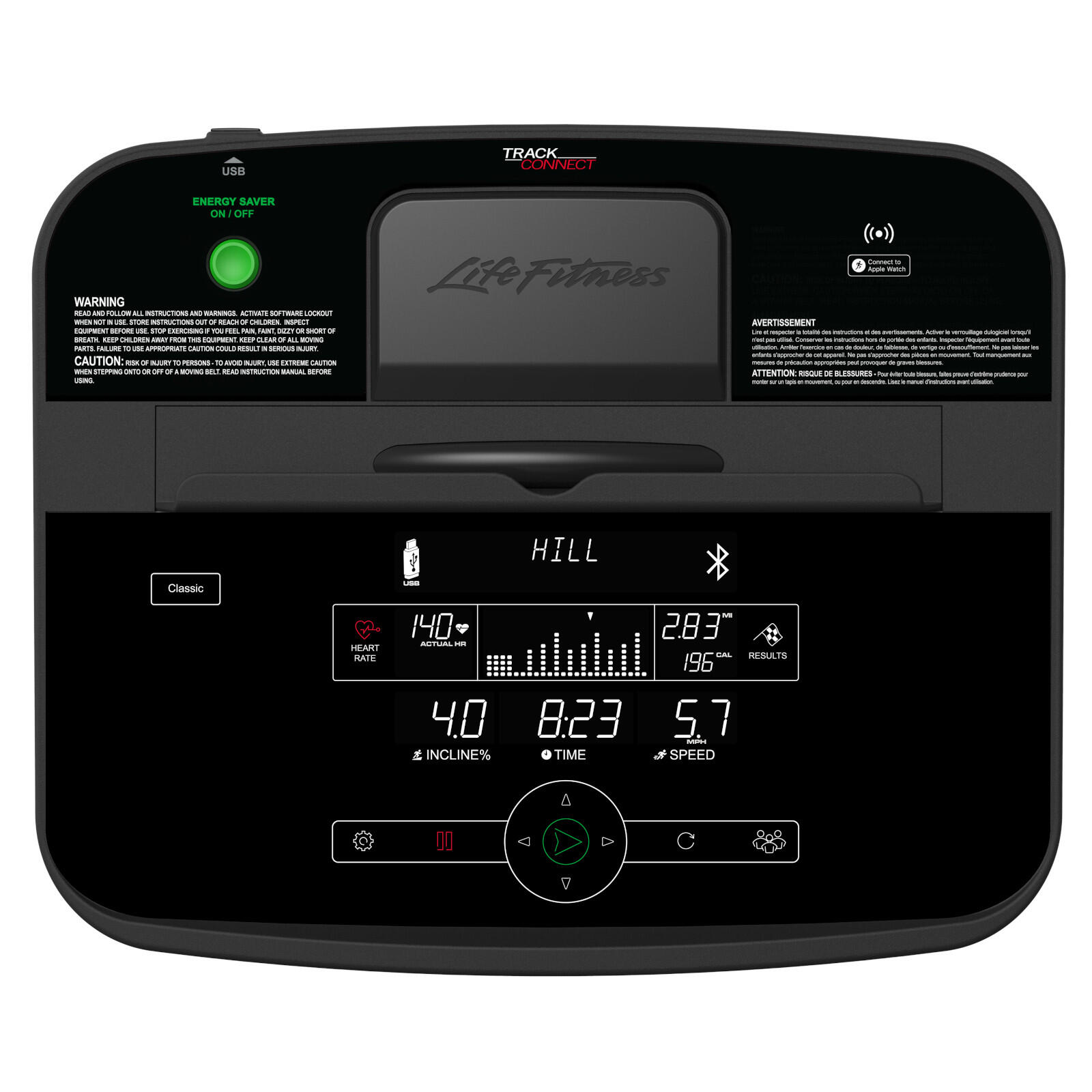 Life Fitness F3 loopband met Track Connect 2.0-console 3/3