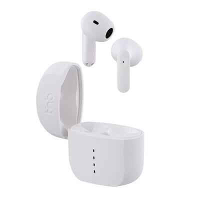 Draadloze hoofdtelefoon met oplaadetui t'nb zip 2 wit