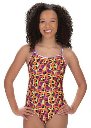 Maillot de bain dos nu à bretelles Dolfin Girl's Jumping Giraffe - Taille 30