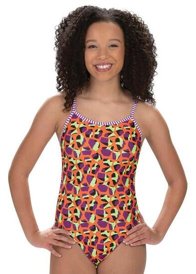 Maillot de bain dos nu à bretelles Dolfin Girl's Jumping Giraffe - Taille 30
