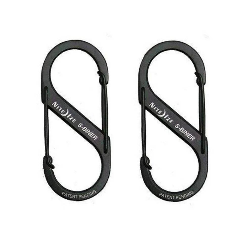 Nite-Ize S-biner Karabijnhaak 2-pack Zwart 2/2