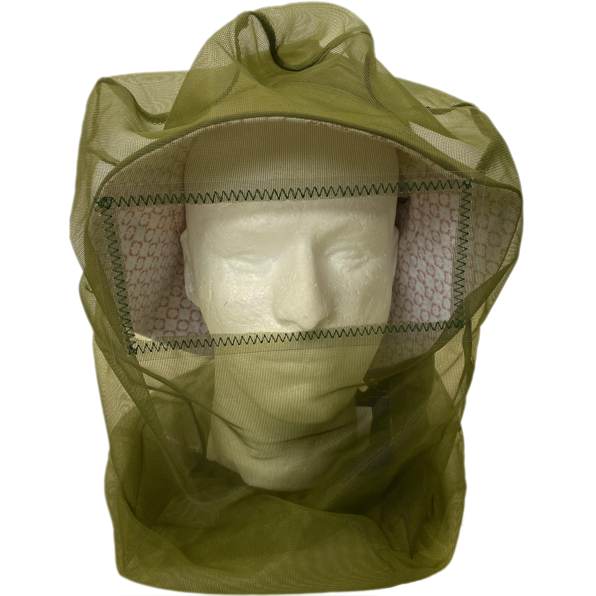 PURPLE TURTLE Midge Head Net with Clear Visor for Over a Hat