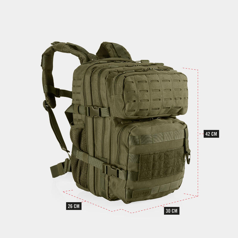 ZEUZ Tactical Rugzak Dames & Heren – Backpack – Sporttas – 25 Liter – Groen 4/7