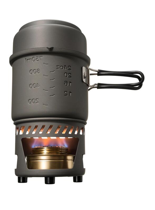Spiritus combustible seco juego de cocina mini camping Exterior aluminio