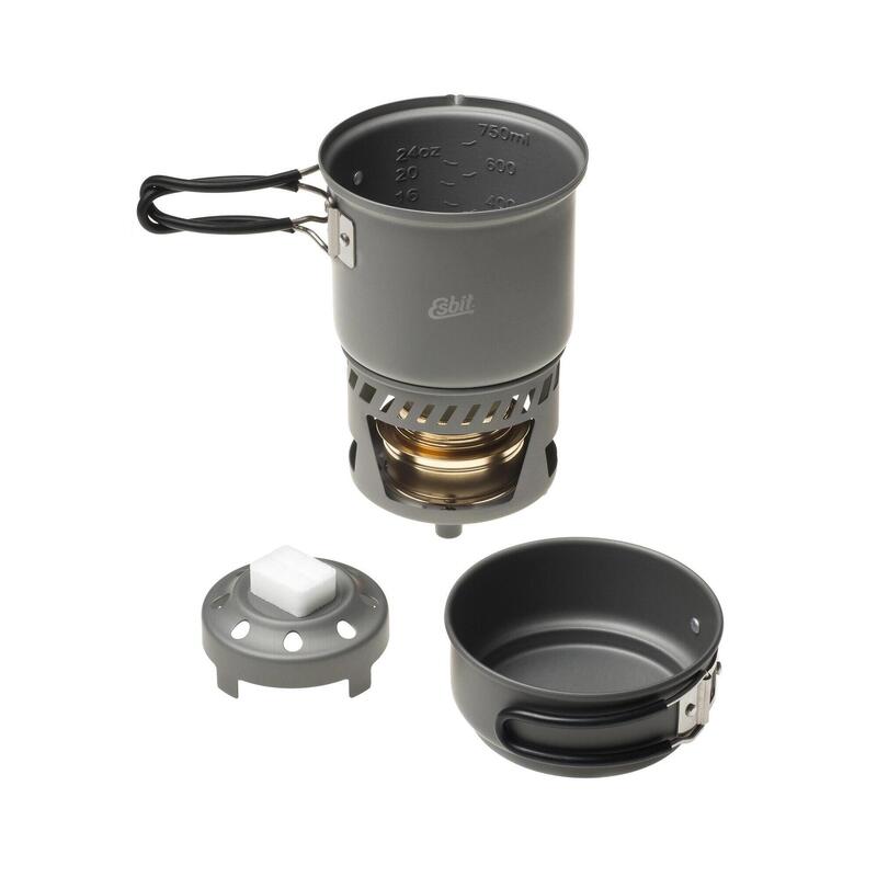 Kit de cuisson à combustible sec Spiritus Mini réchaud camping Outdoor Alu