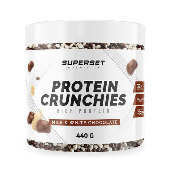 Crunchies Proteinici (440 G) - Cioccolato Al Latte E Cioccolato Bianco