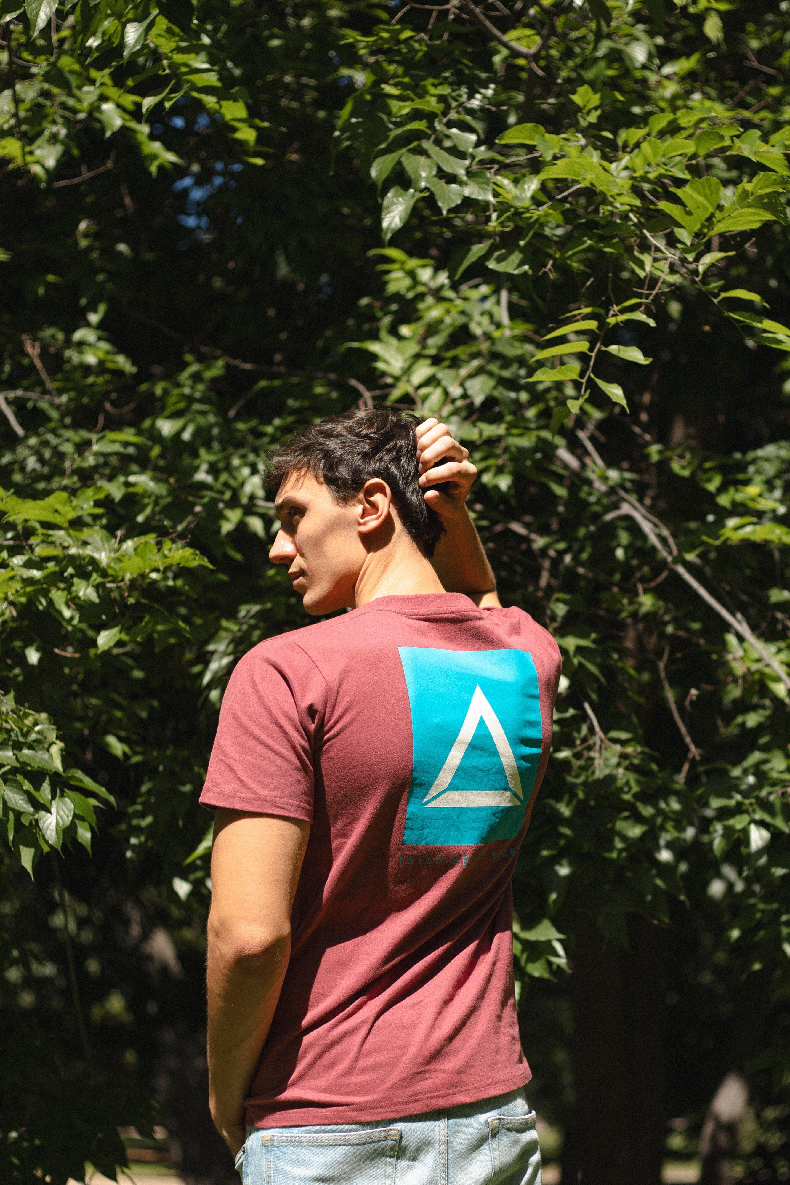 Camiseta adultos y niños de Fitness The Indian Face Unisex Iconic Roja 2/5