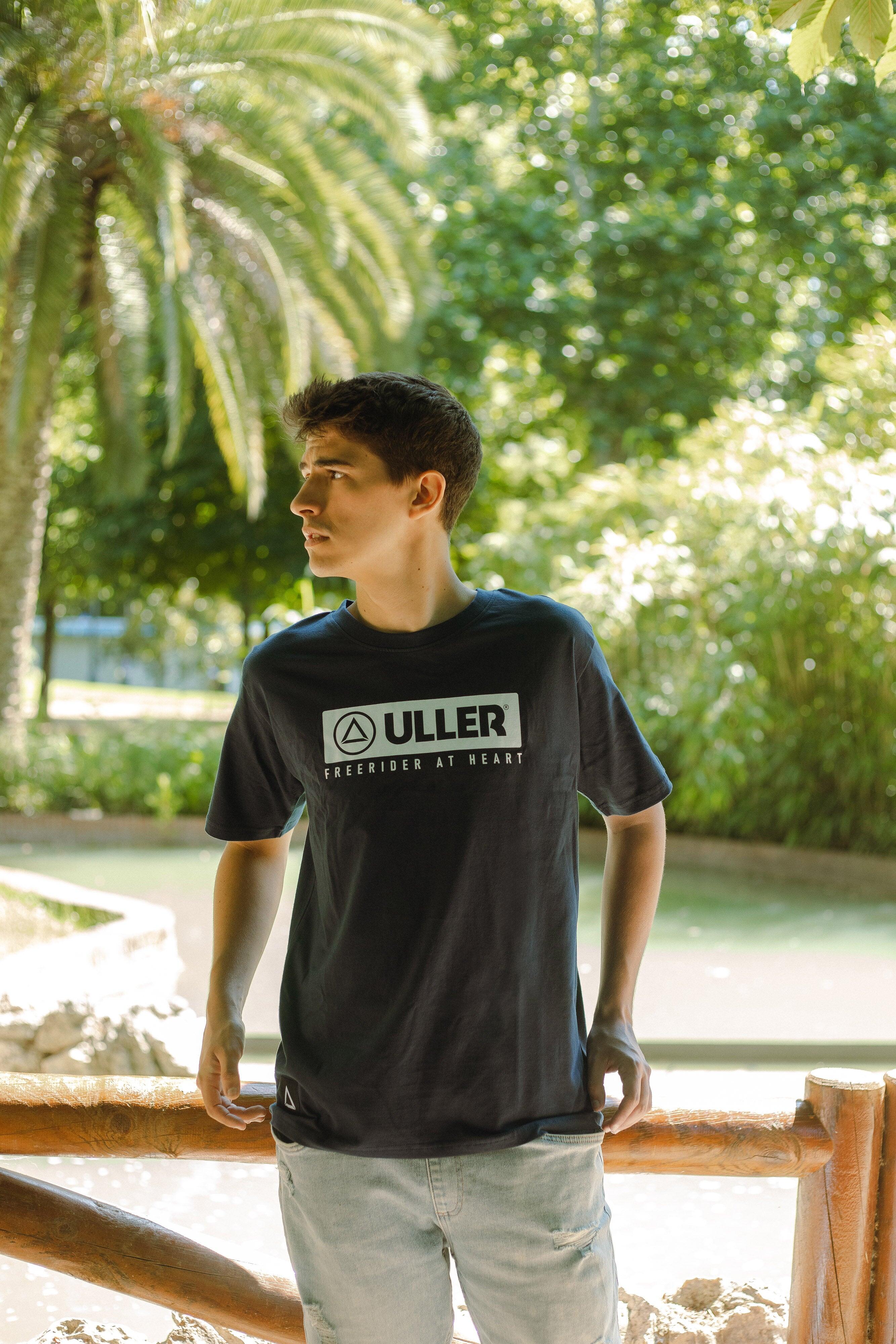 Unisex Deporte Camiseta Algodón ULLER Classic Marino 2/5