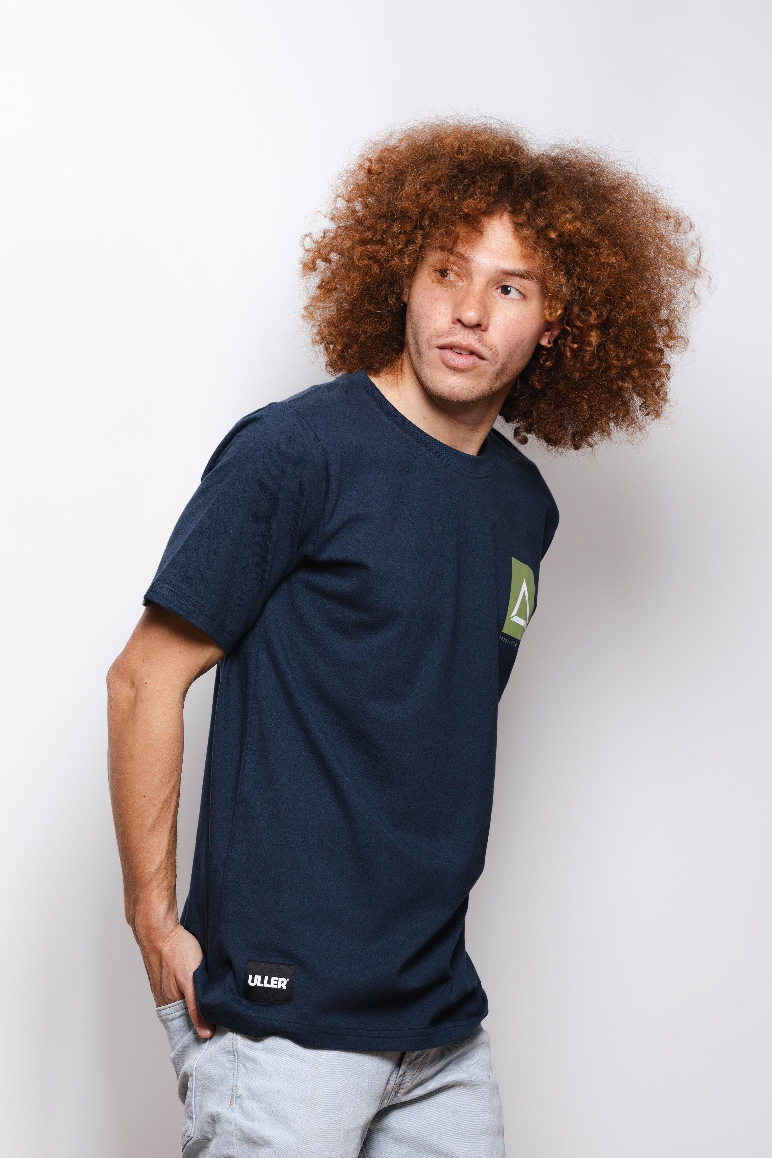 Camiseta adultos y niños de Fitness The Indian Face Unisex Iconic azul marino 2/5