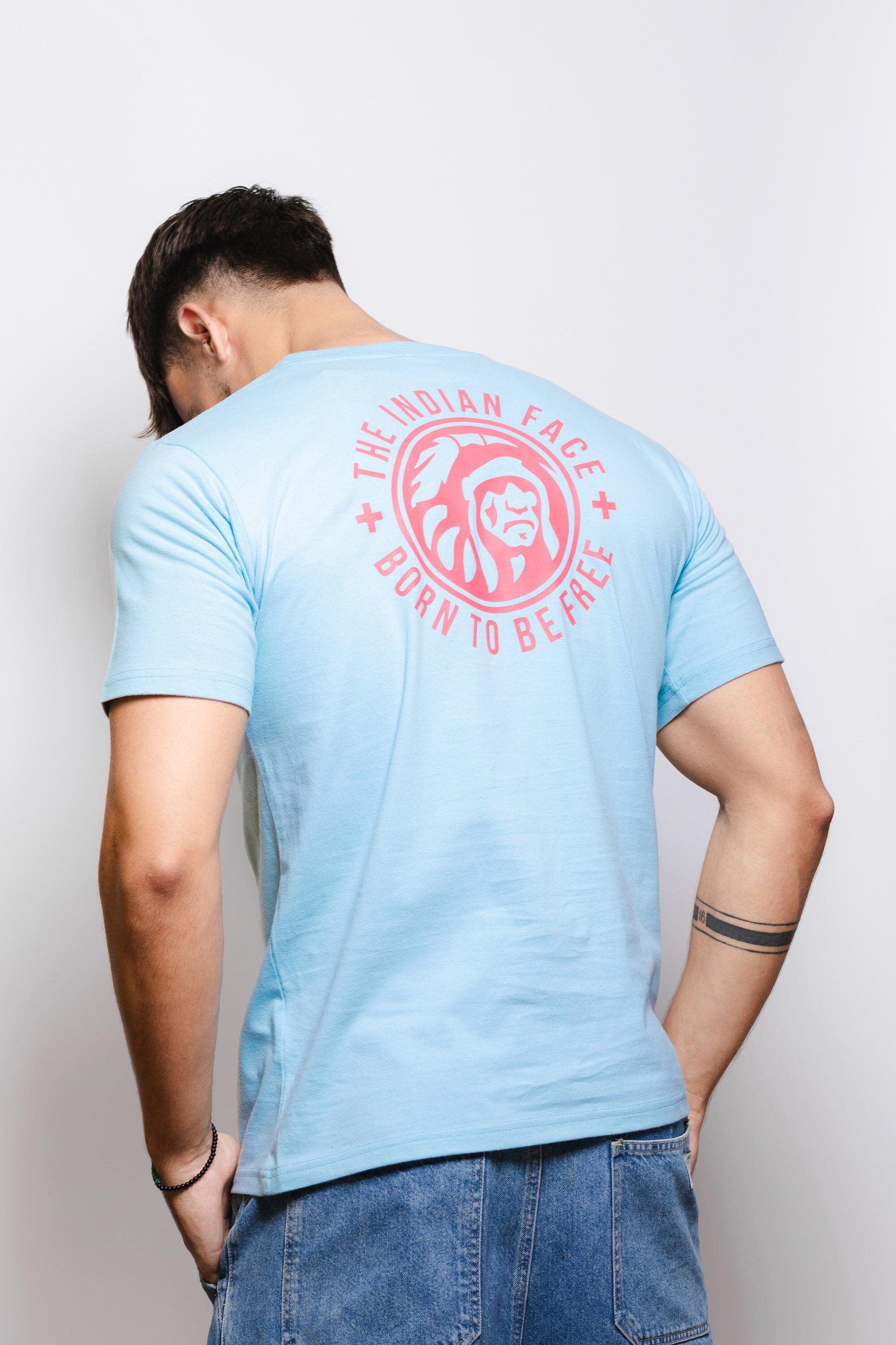 Camiseta aduto y niño de Fitness The Indian Face Unisex Spirit Azul 2/5