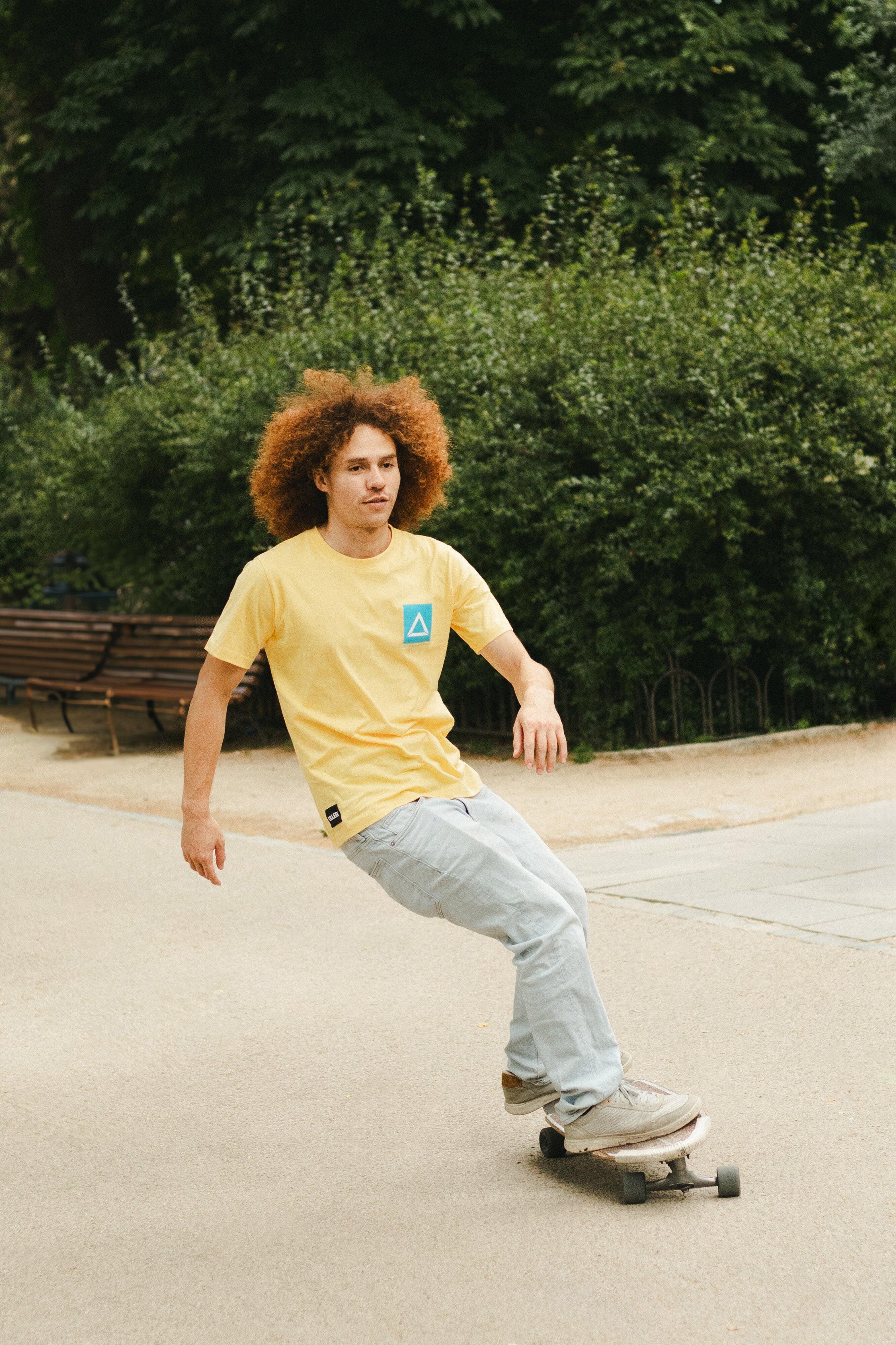 Camiseta adultos y niños de Fitness The Indian Face Unisex Iconic Amarilla 2/5