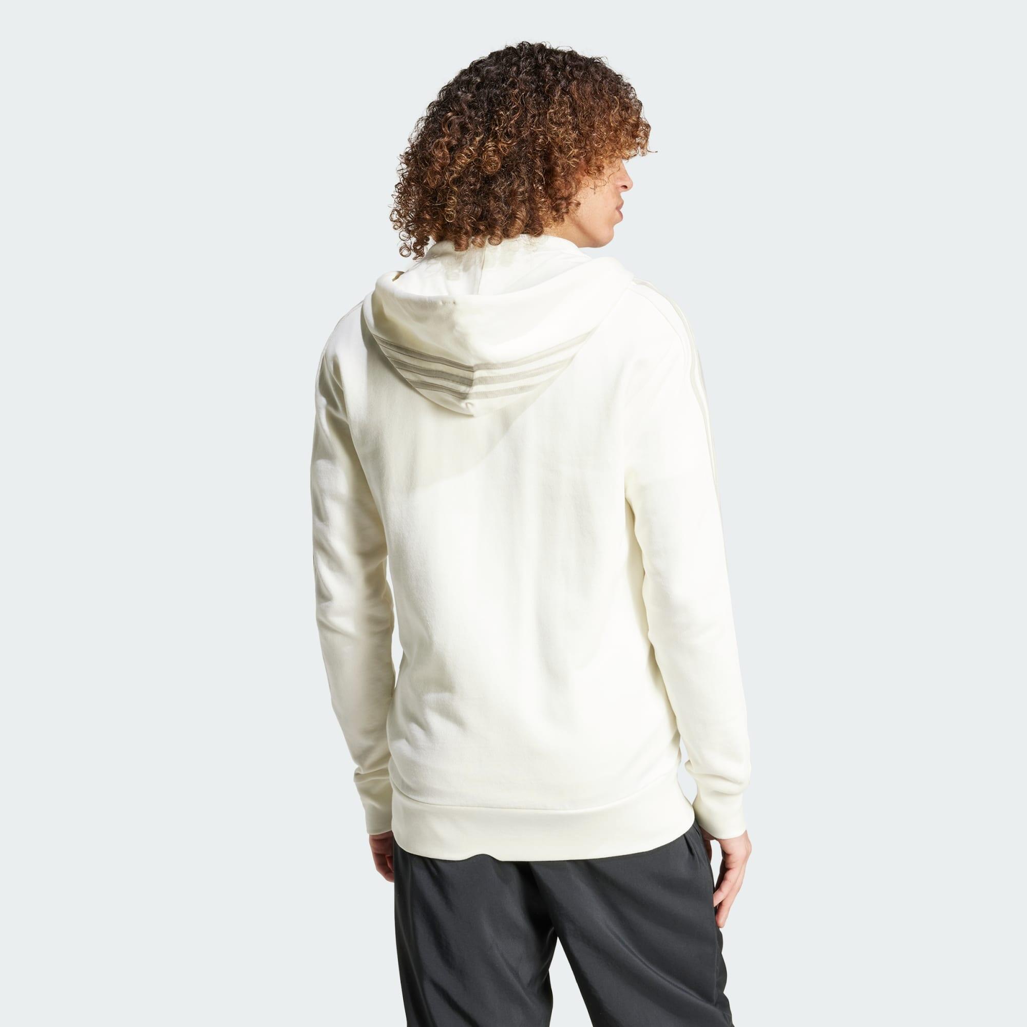 Essentials French Terry 3-Stripes Ritshoodie 3/5