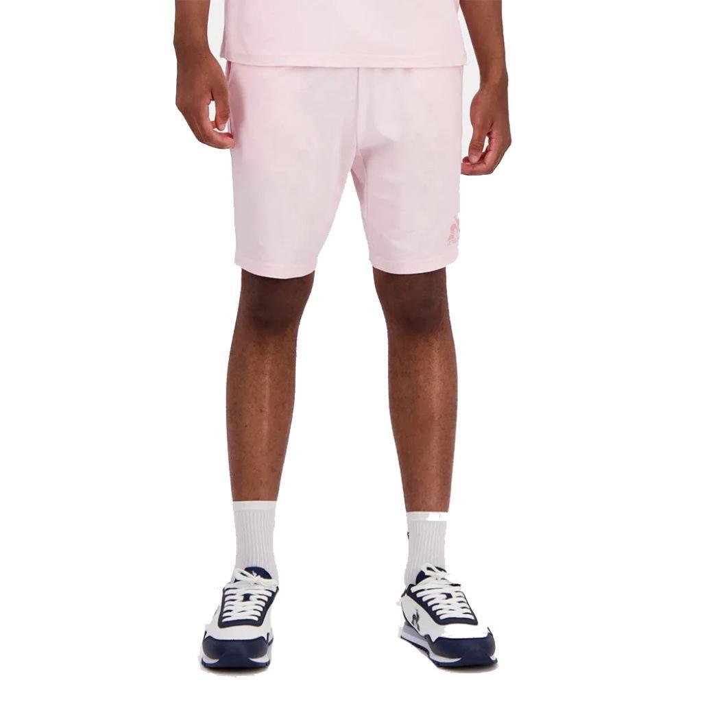 Pantalons Le Coq Sportif Modèle Bas Short N Couleur Rose 1/5