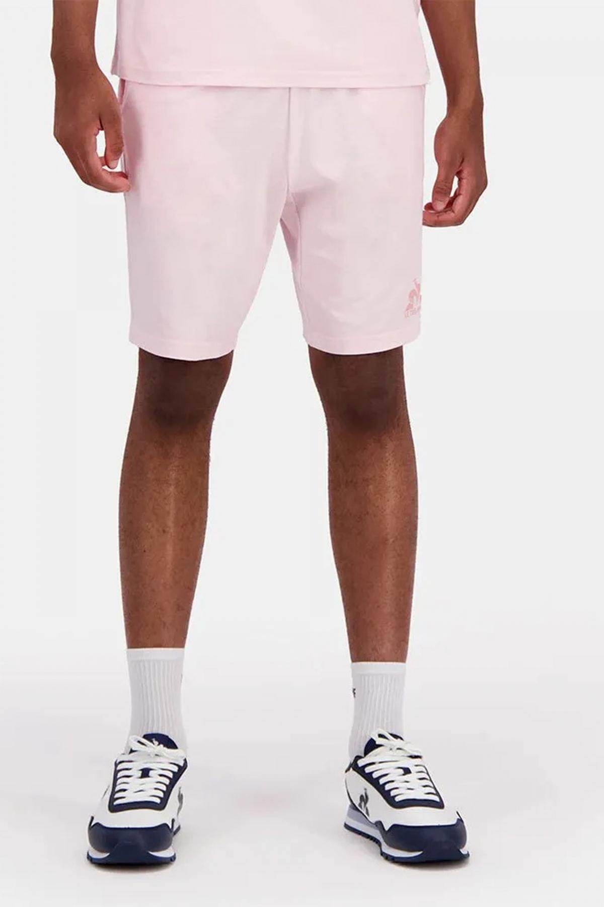 Pantalons Le Coq Sportif Modèle Bas Short N Couleur Rose 4/5
