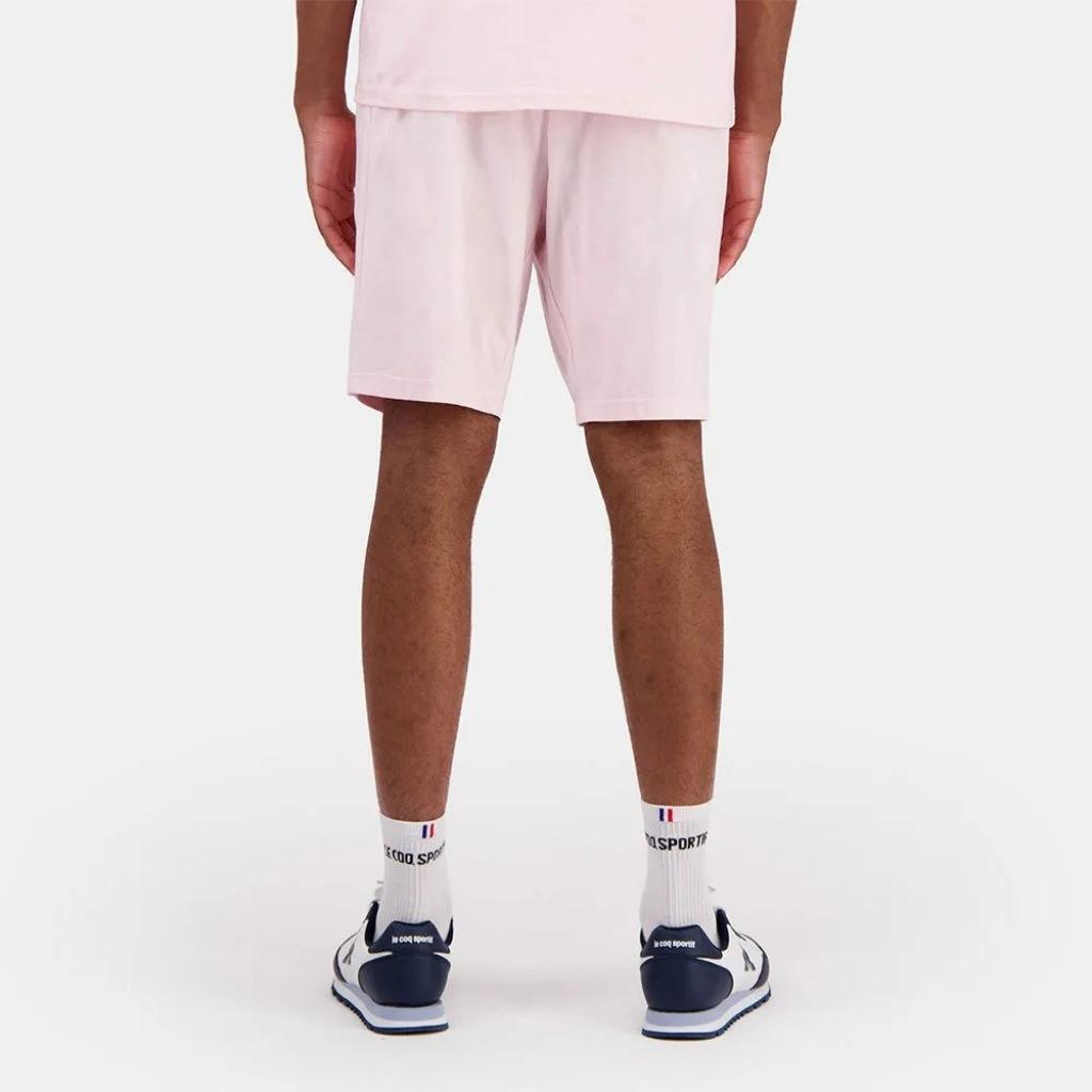 Pantalons Le Coq Sportif Modèle Bas Short N Couleur Rose 2/5