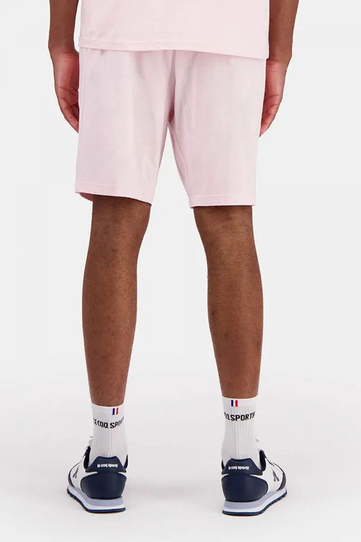 Pantalons Le Coq Sportif Modèle Bas Short N Couleur Rose 5/5