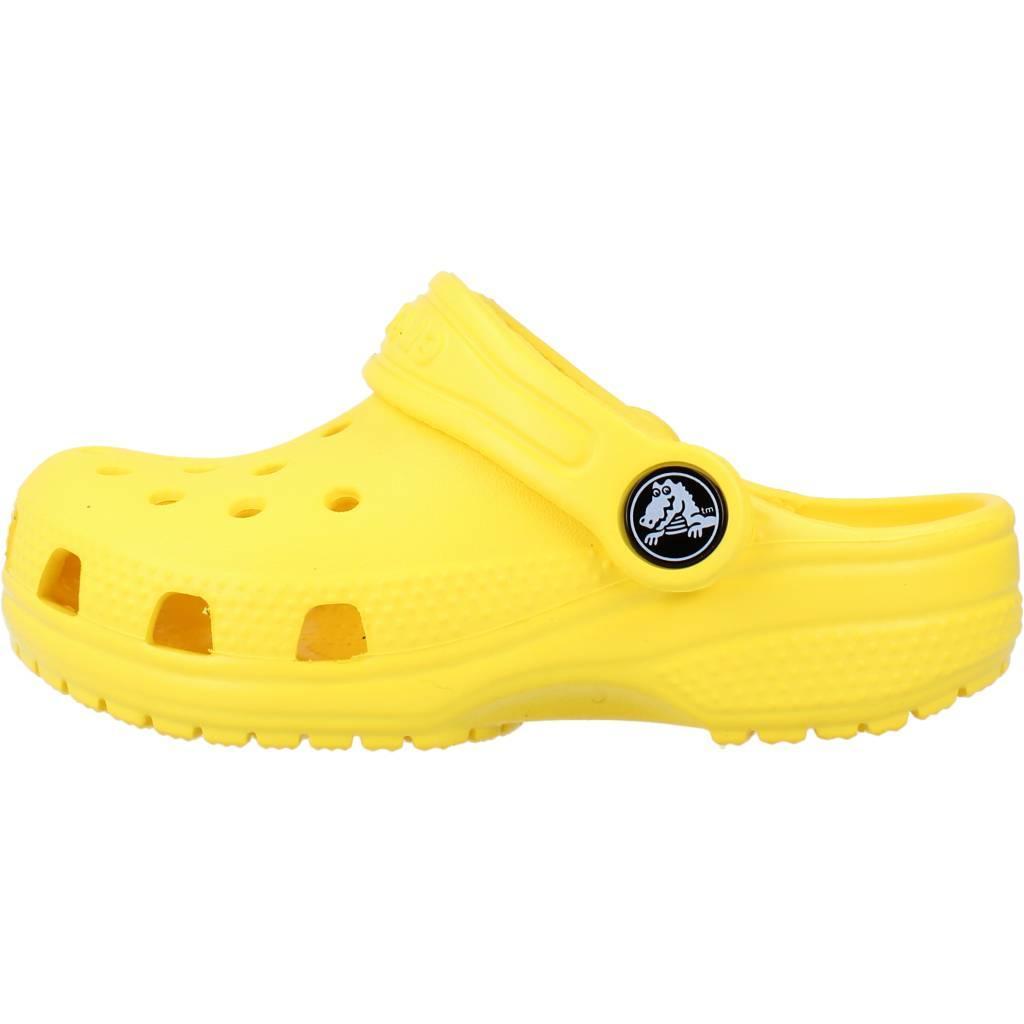 Chanclas Niño Crocs Classic Clog T Amarillo 2/5
