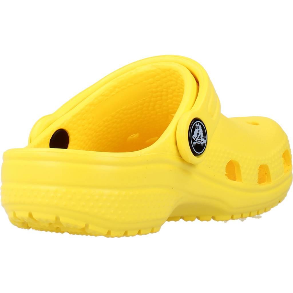 Chanclas Niño Crocs Classic Clog T Amarillo 3/5