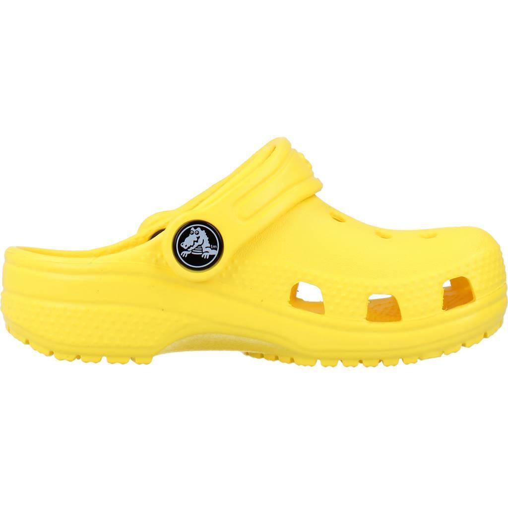 Chanclas Niño Crocs Classic Clog T Amarillo 4/5