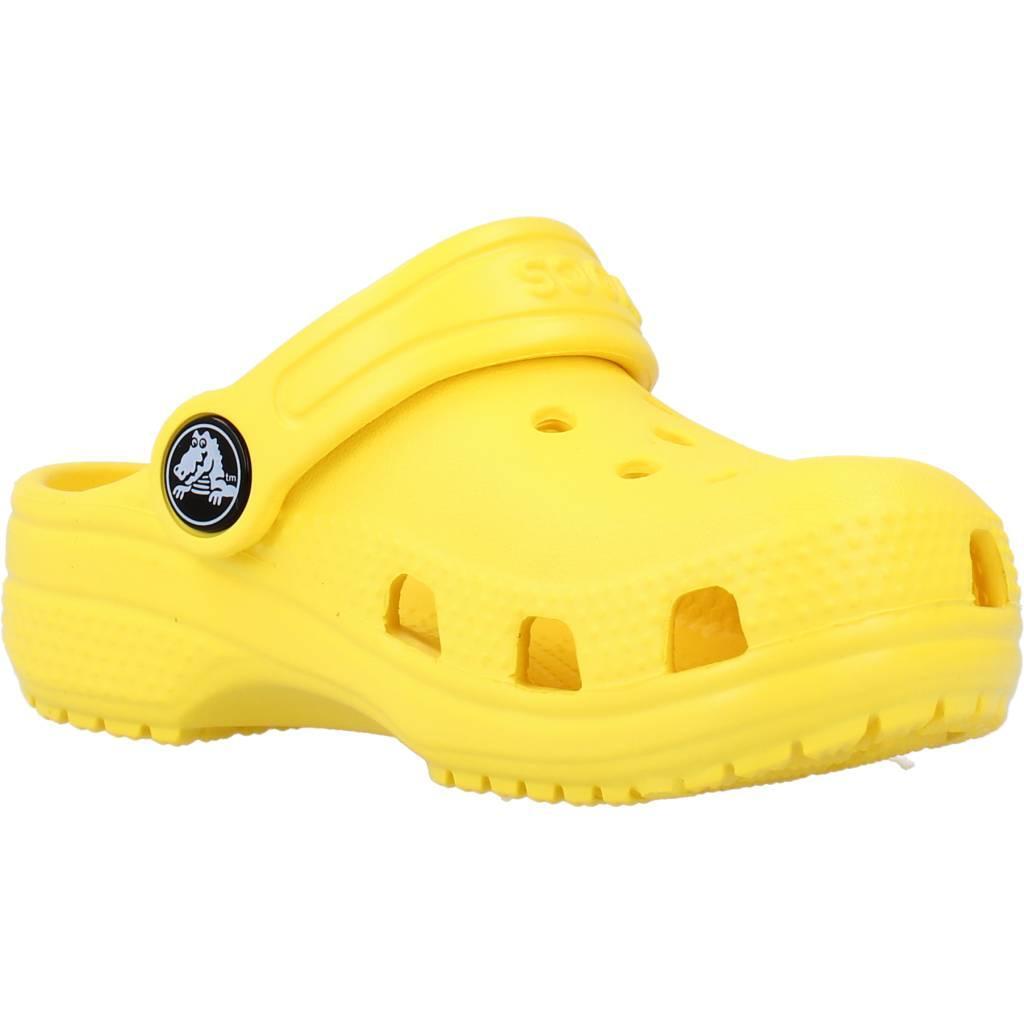 Chanclas Niño Crocs Classic Clog T Amarillo 5/5