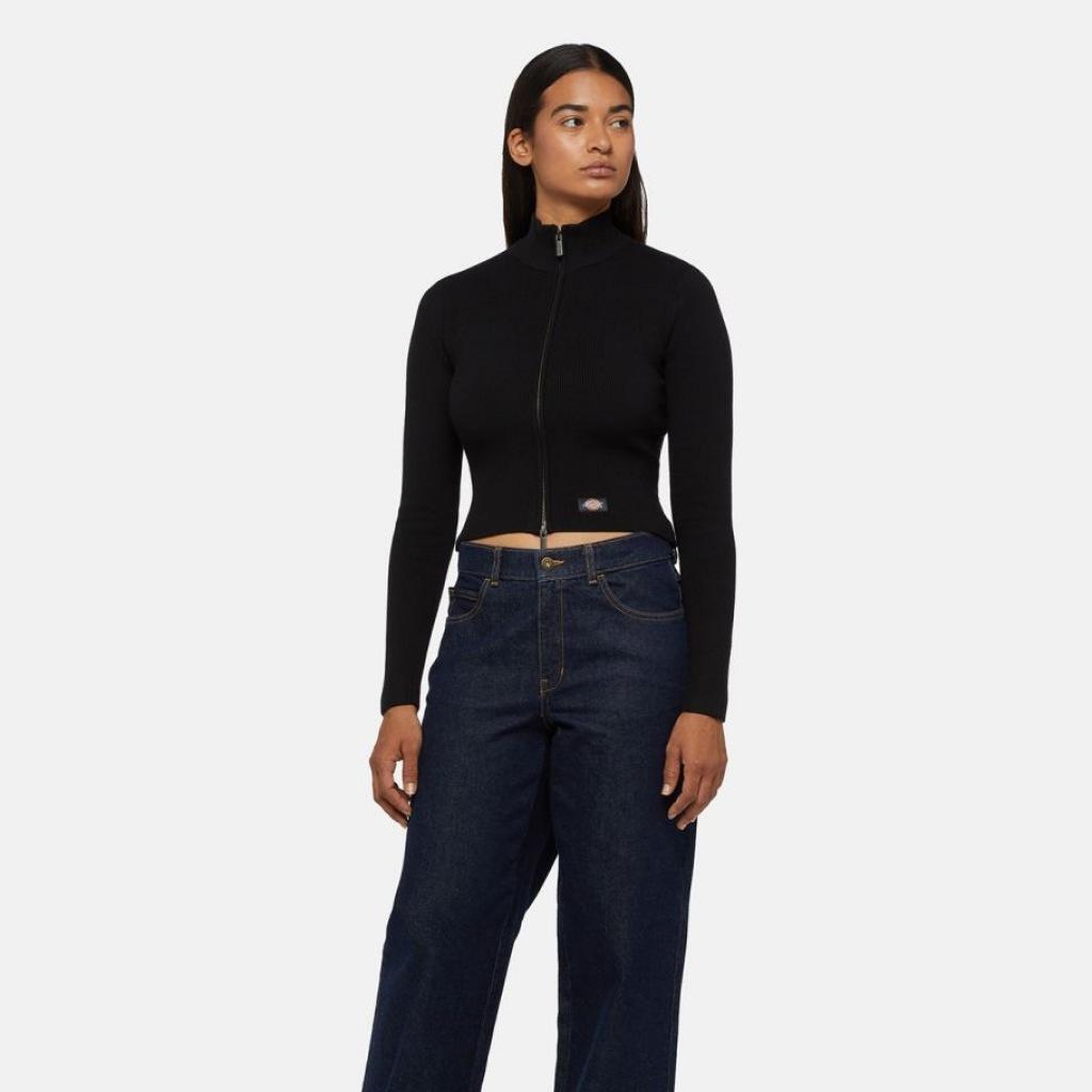 Giacca Dickies Modello East Helena Rib Colore Nero 4/5