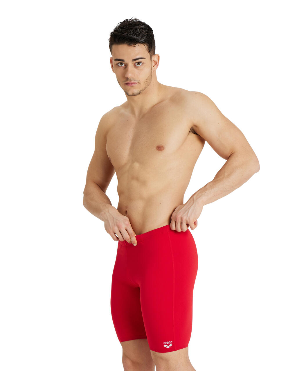 Arena Team Solid Jammer - Rosso/Bianco - Taglia UK 40 2/7