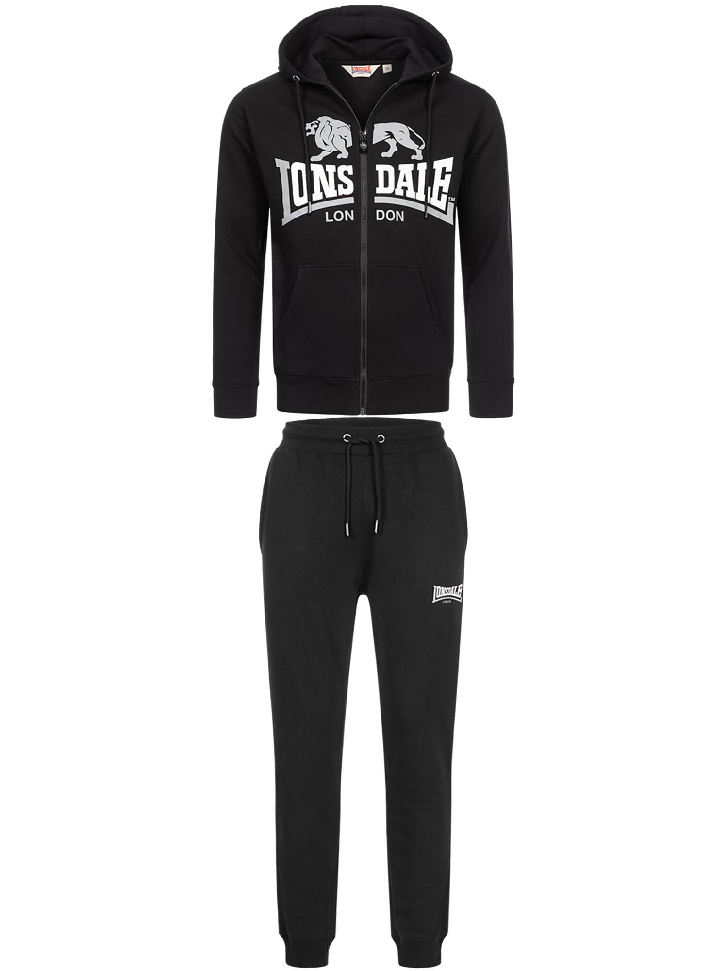 Bluza z kapturem zapinana na zamek błyskawiczny Lonsdale Yetlington 2/6