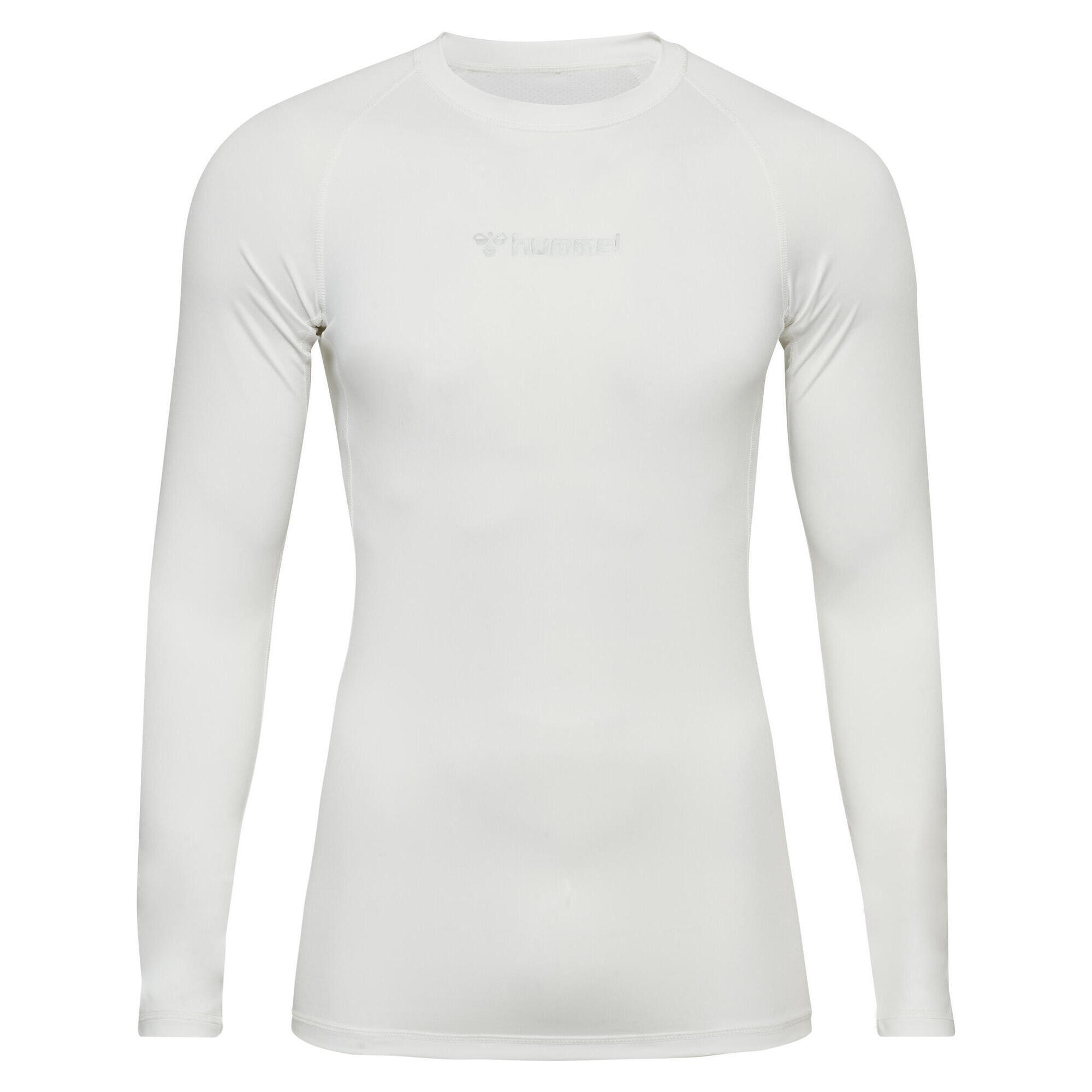 Hummel - Enfiler T-shirt Hmlbl Homme Hummel - T-shirt Manches Longues - Blanc - 42 M/l - Decathlon
