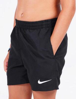 Nike jongens zwembroek essential lap 4" volley zwart