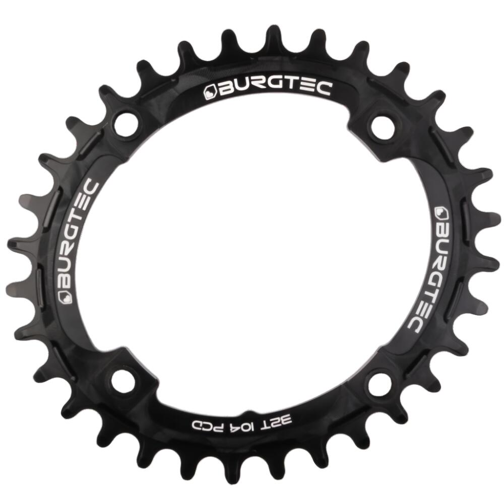 Burgtec Thick-Thin 104mm BCD 32T BlackOval Chainring